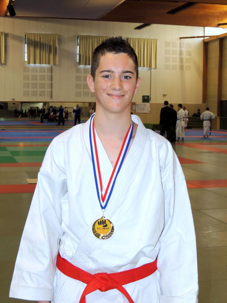 Dylan 1er coupe kata de ligue