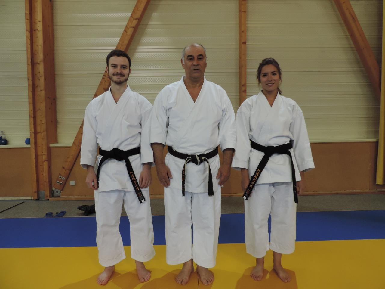 Remise ceinture noire à Anna et Rémi en mars