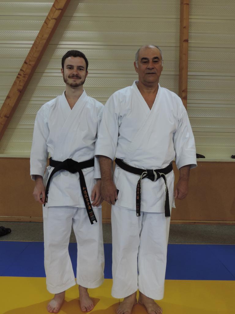 Remise ceinture noire à Rémi en mars