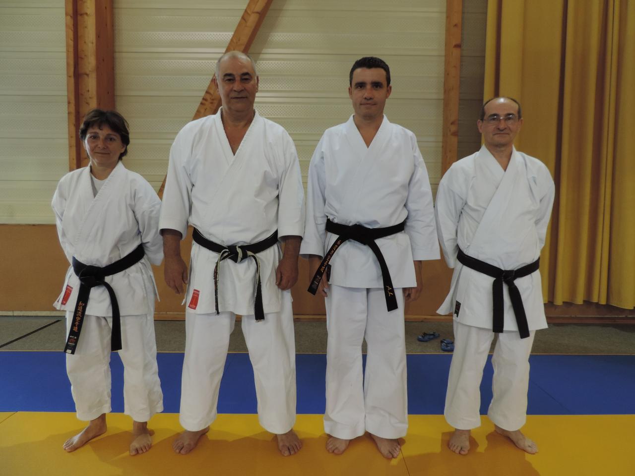 Remise ceinture noire à Laurent en juin